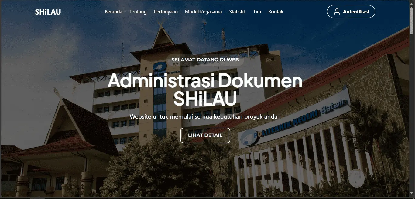 Pengembangan Web Administrasi Dokumen SHILAU